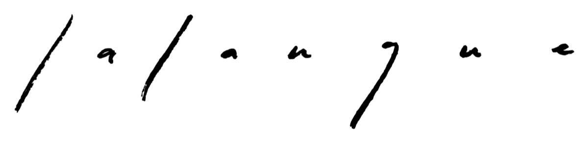 Lalangue